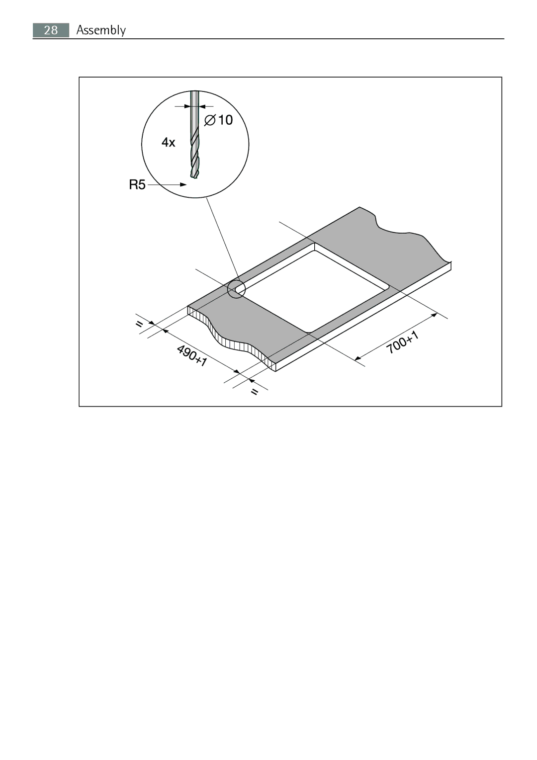 Electrolux FM 7803 K-AN user manual Assembly 