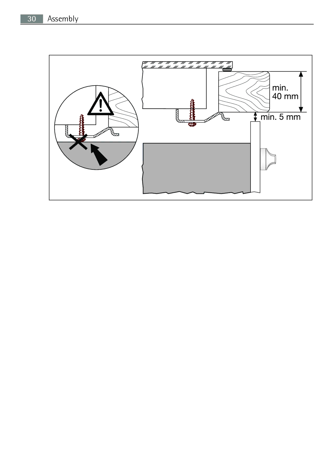 Electrolux FM 7803 K-AN user manual Assembly 