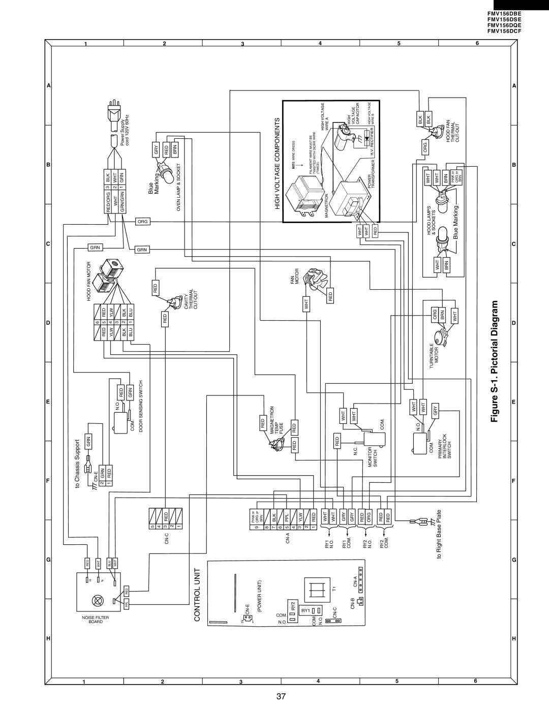 Electrolux FMV156DBE service manual Diagram, Pictorial 