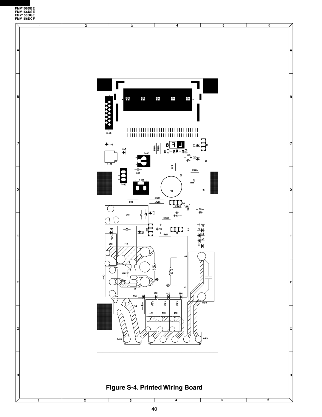 Electrolux FMV156DBE service manual Figure S-4. Printed Wiring Board 