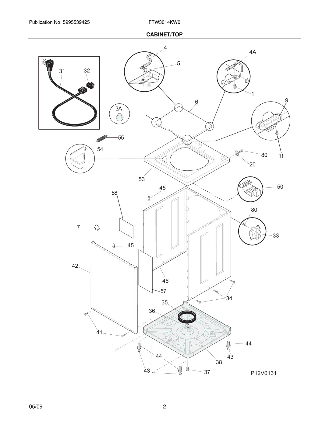 Electrolux FTW3014KW0 installation instructions P12V0131 