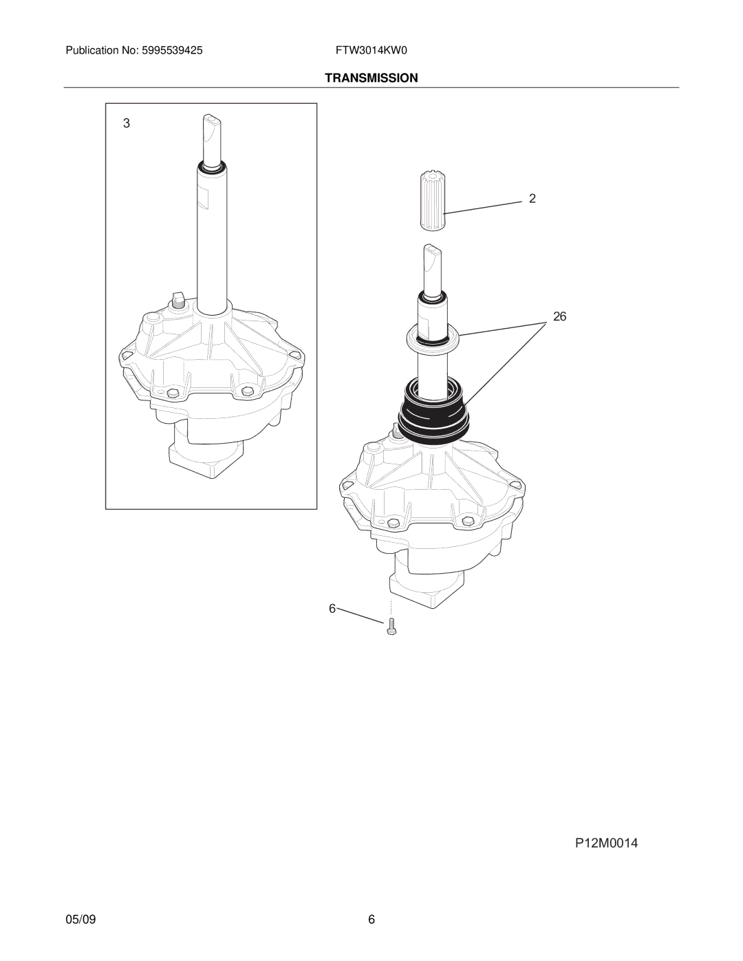 Electrolux FTW3014KW0 installation instructions P12M0014 