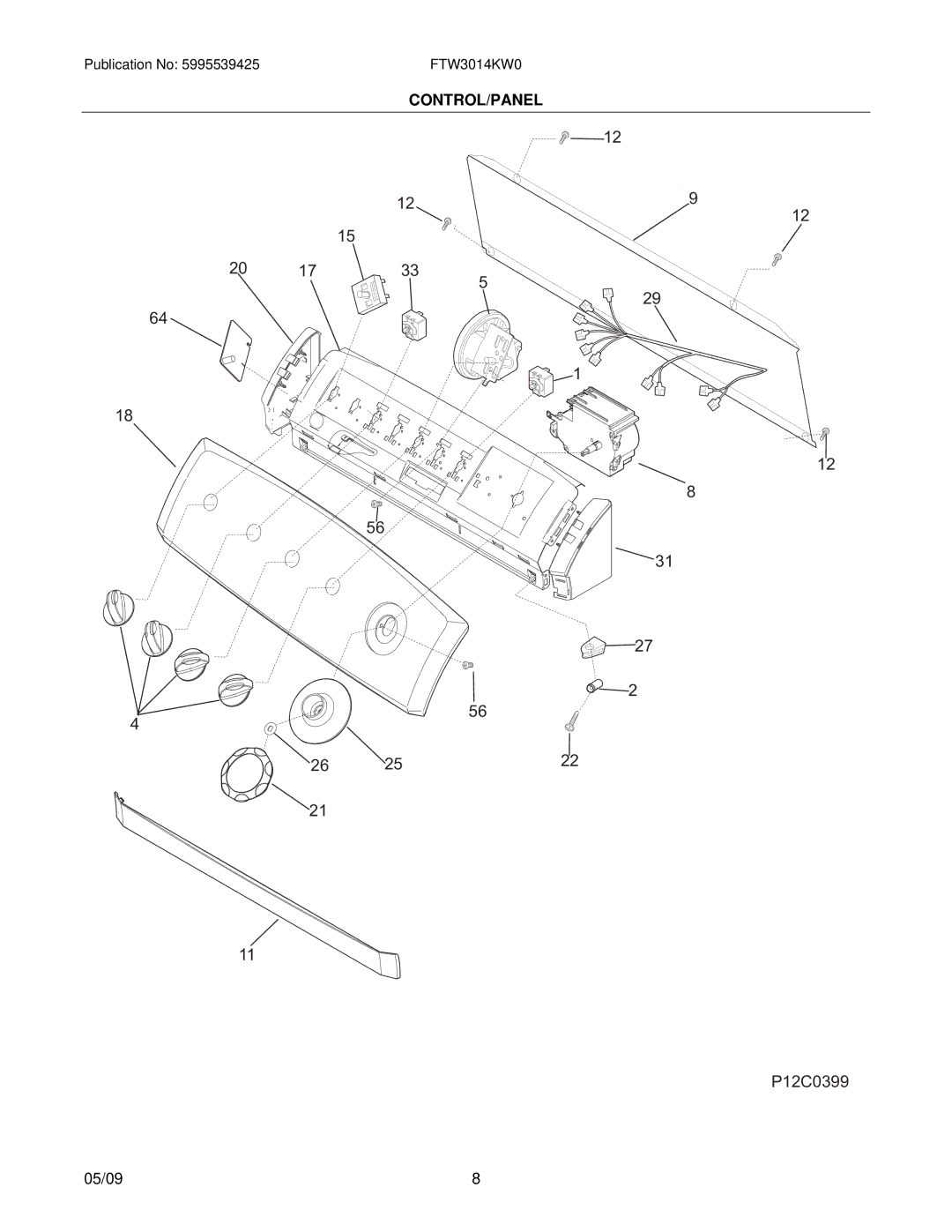 Electrolux FTW3014KW0 installation instructions P12C0399 