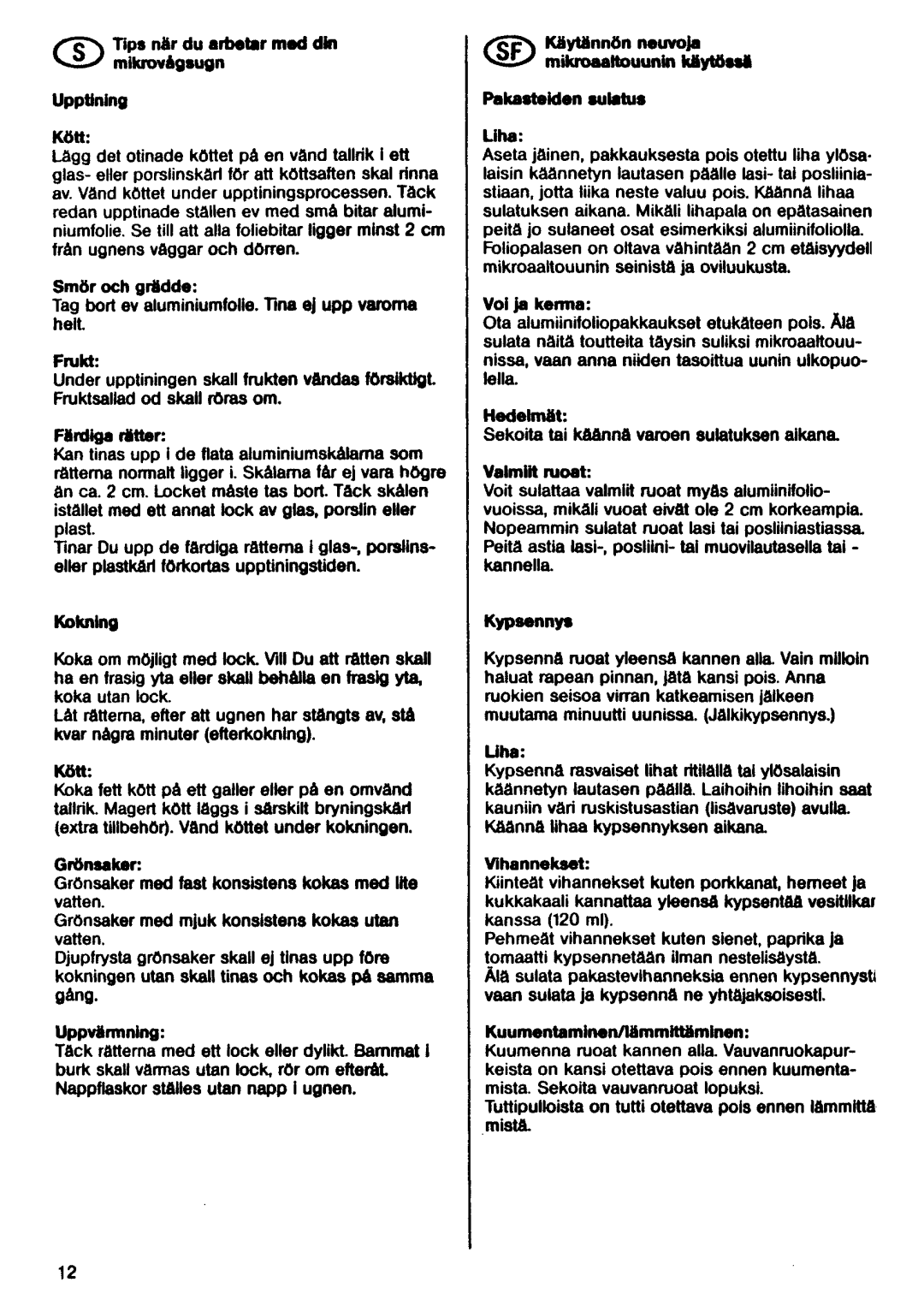 Electrolux FX24 Z, FX22 Z manual 