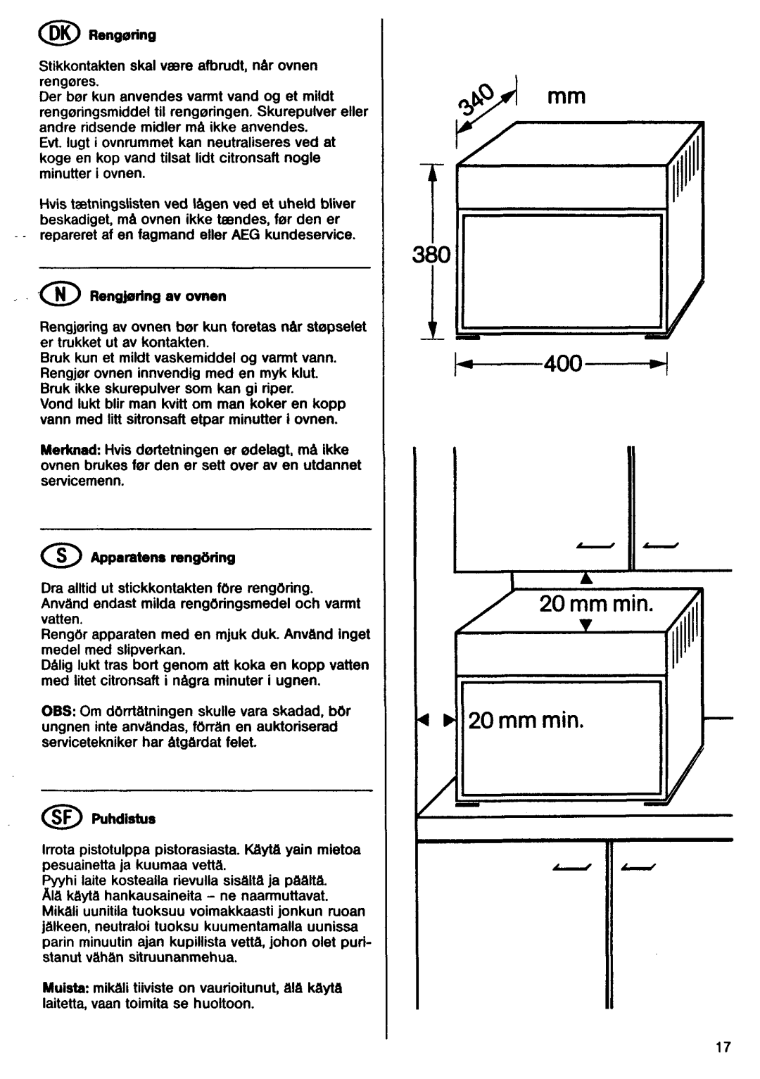 Electrolux FX22 Z, FX24 Z manual 