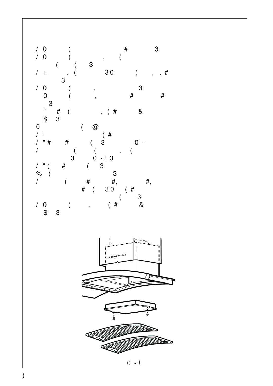 Electrolux HD 8694 installation instructions Charcoal filter 