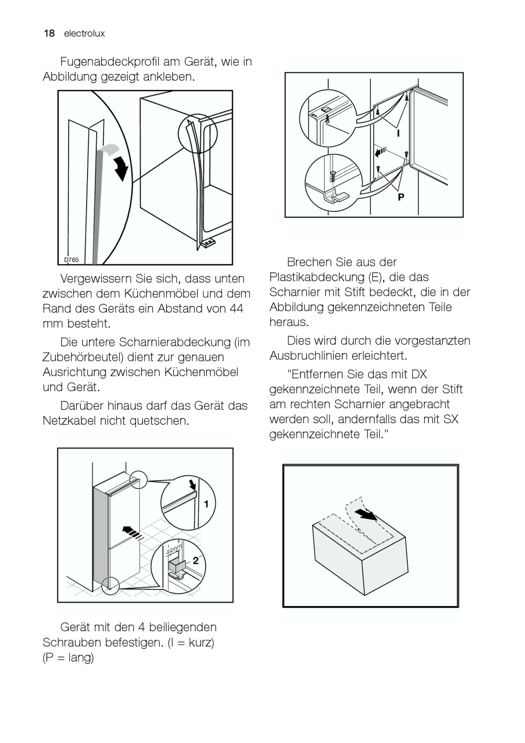 Electrolux JCN 44181 manual 44m 