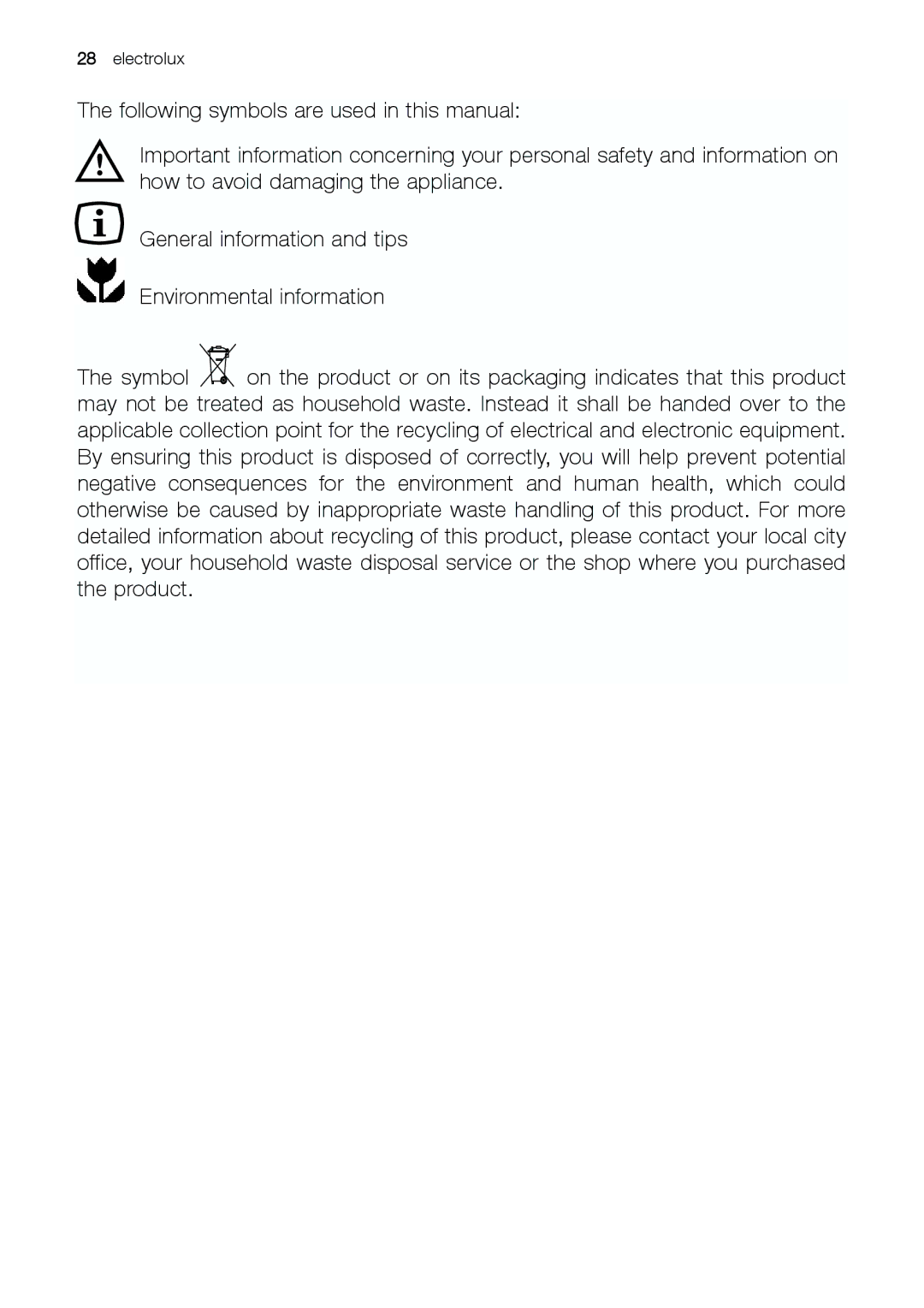 Electrolux JCZ 94181 manual Electrolux 