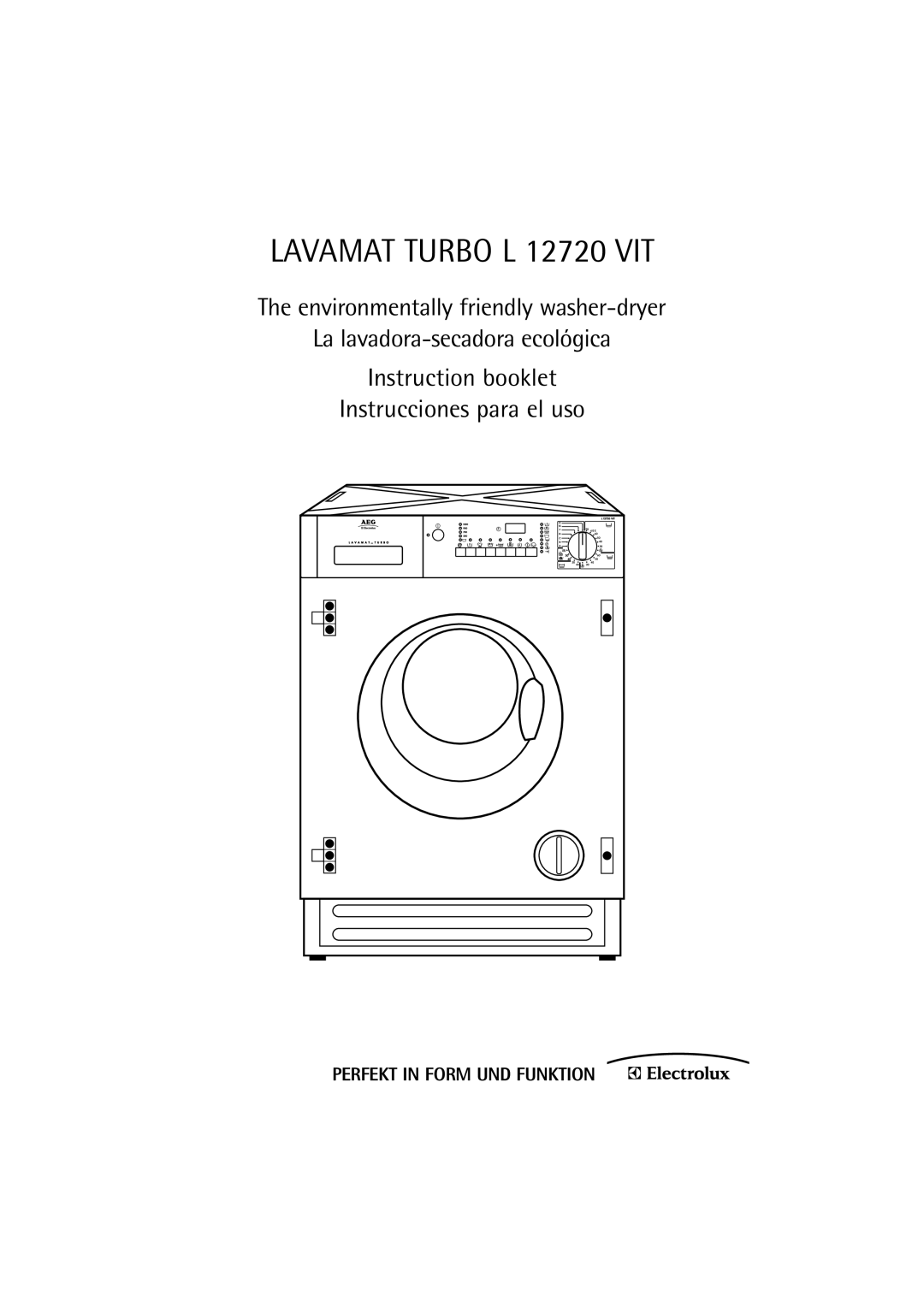 Electrolux manual Lavamat Turbo L 12720 VIT 