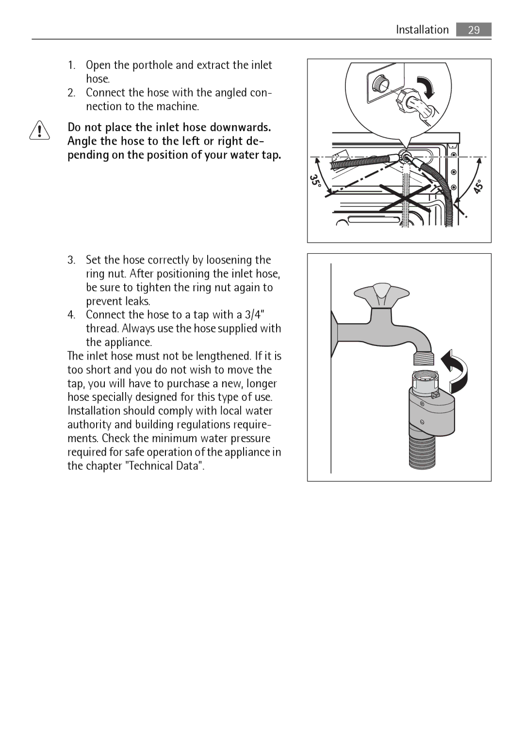 Electrolux L 56840 user manual Appliance 