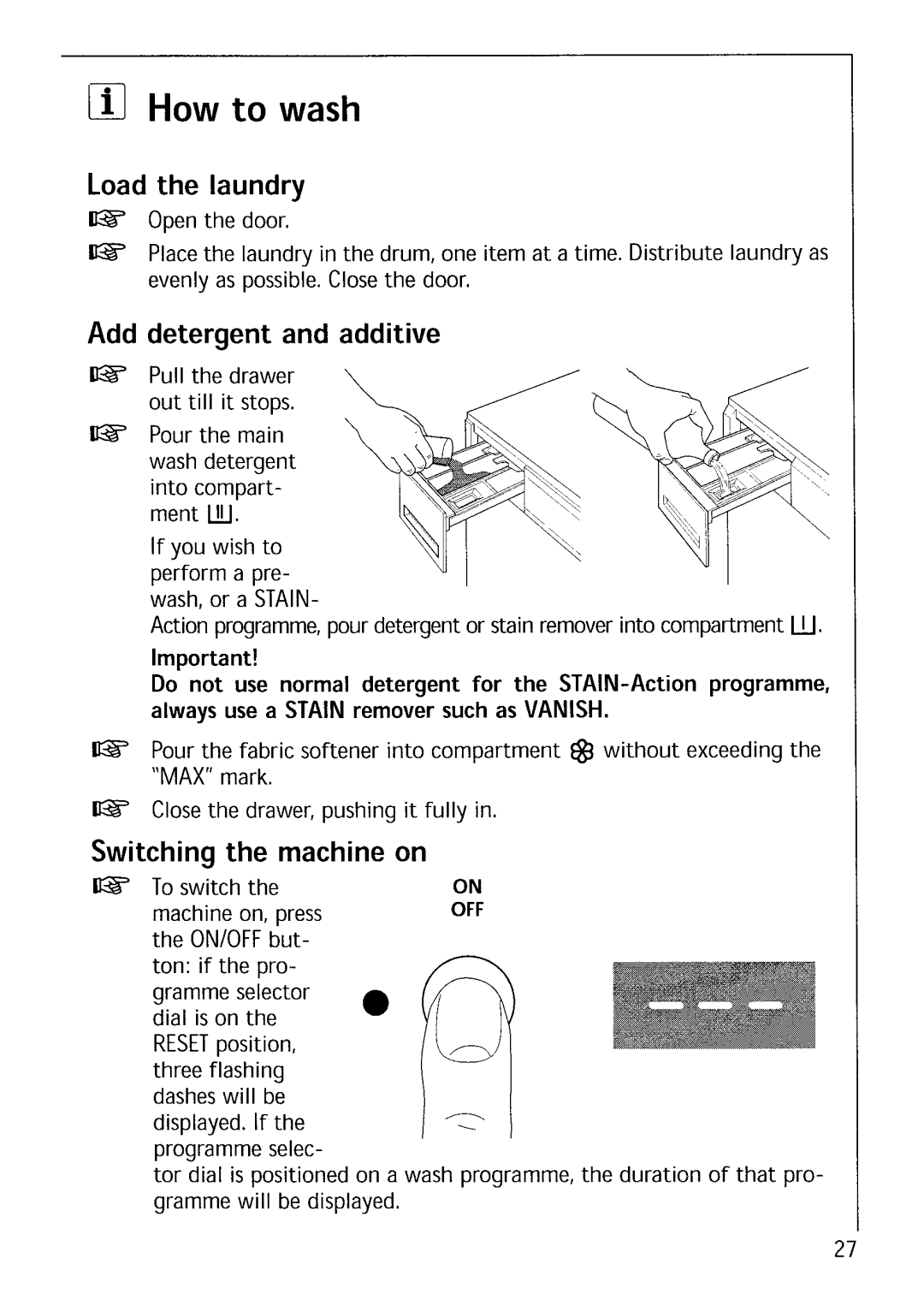 Electrolux LAVAMAT 1571 manual 