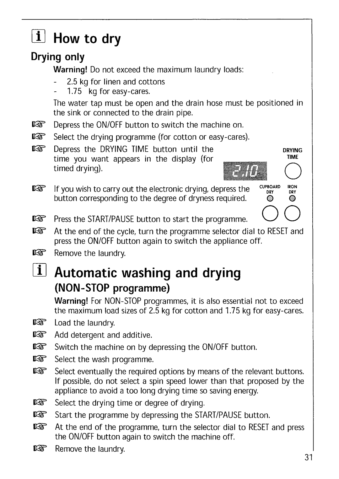 Electrolux LAVAMAT 1571 manual 