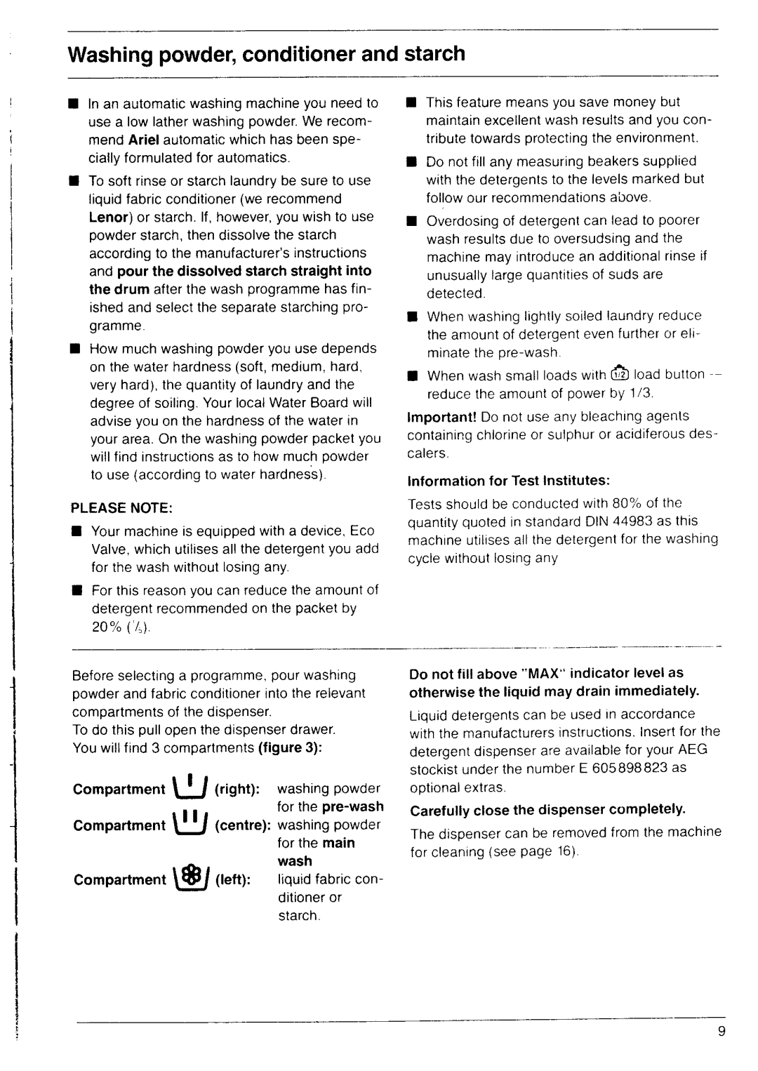 Electrolux lavamat 981 manual 