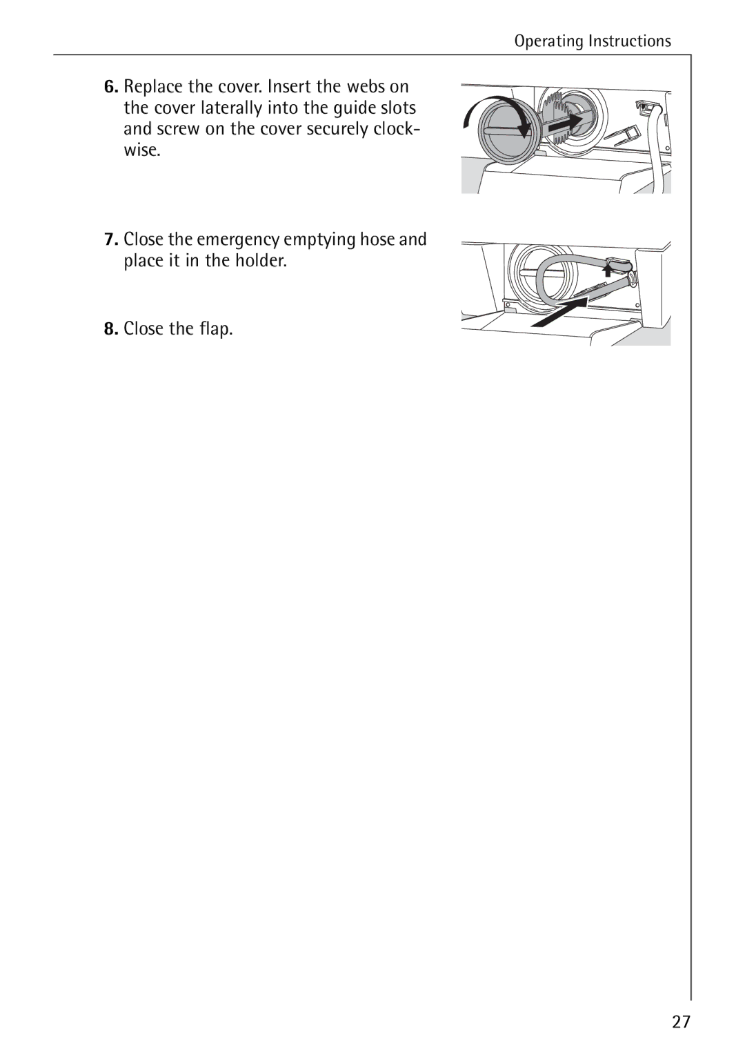 Electrolux LAVAMAT W 1050 manual Operating Instructions 