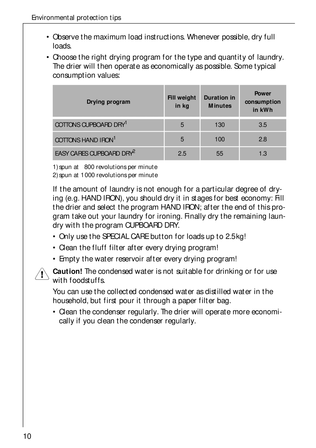 Electrolux LAVATHERM 57700 operating instructions Environmental protection tips 