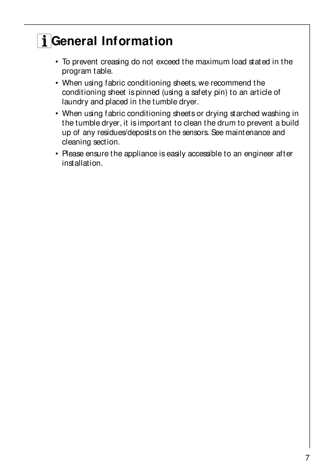 Electrolux LAVATHERM 57700 operating instructions General Information 