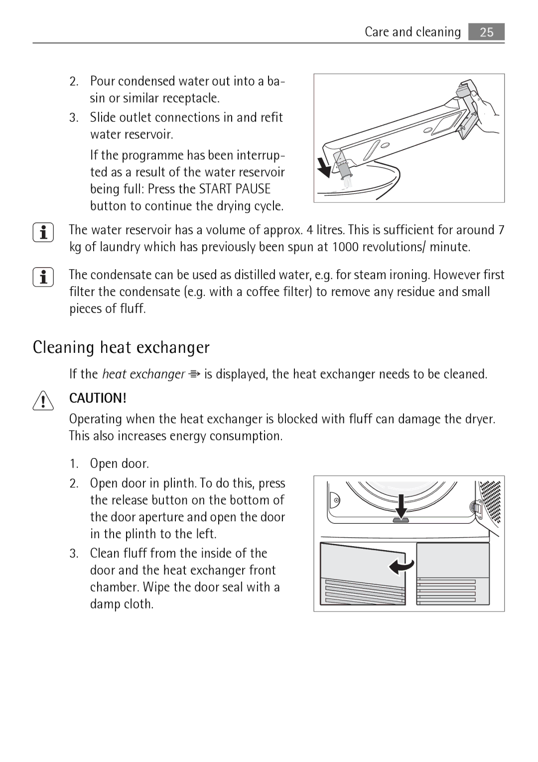 Electrolux LAVATHERM 58840 user manual Cleaning heat exchanger 