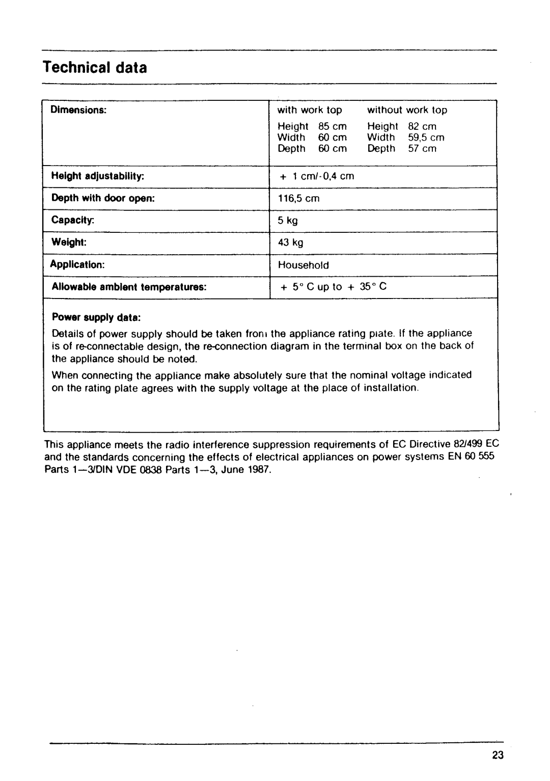 Electrolux LAVETHERM 610 manual 