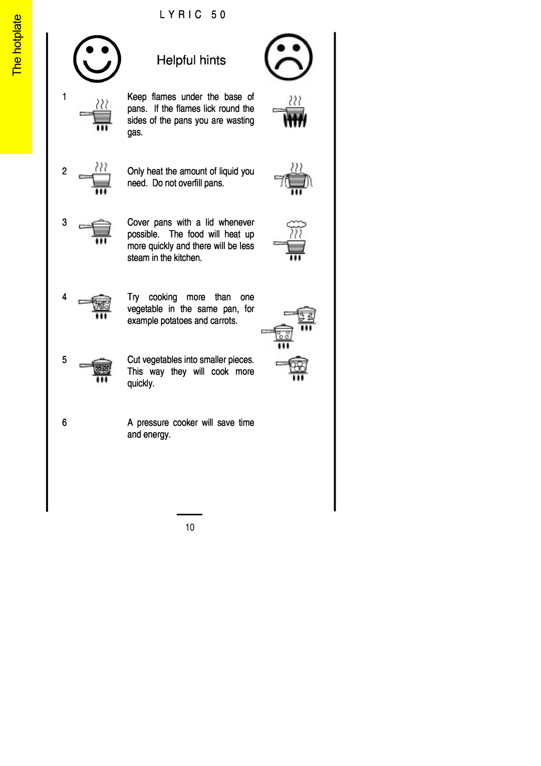 Electrolux Lynic 50 installation instructions Helpful hints, oheT, L Y R I C 