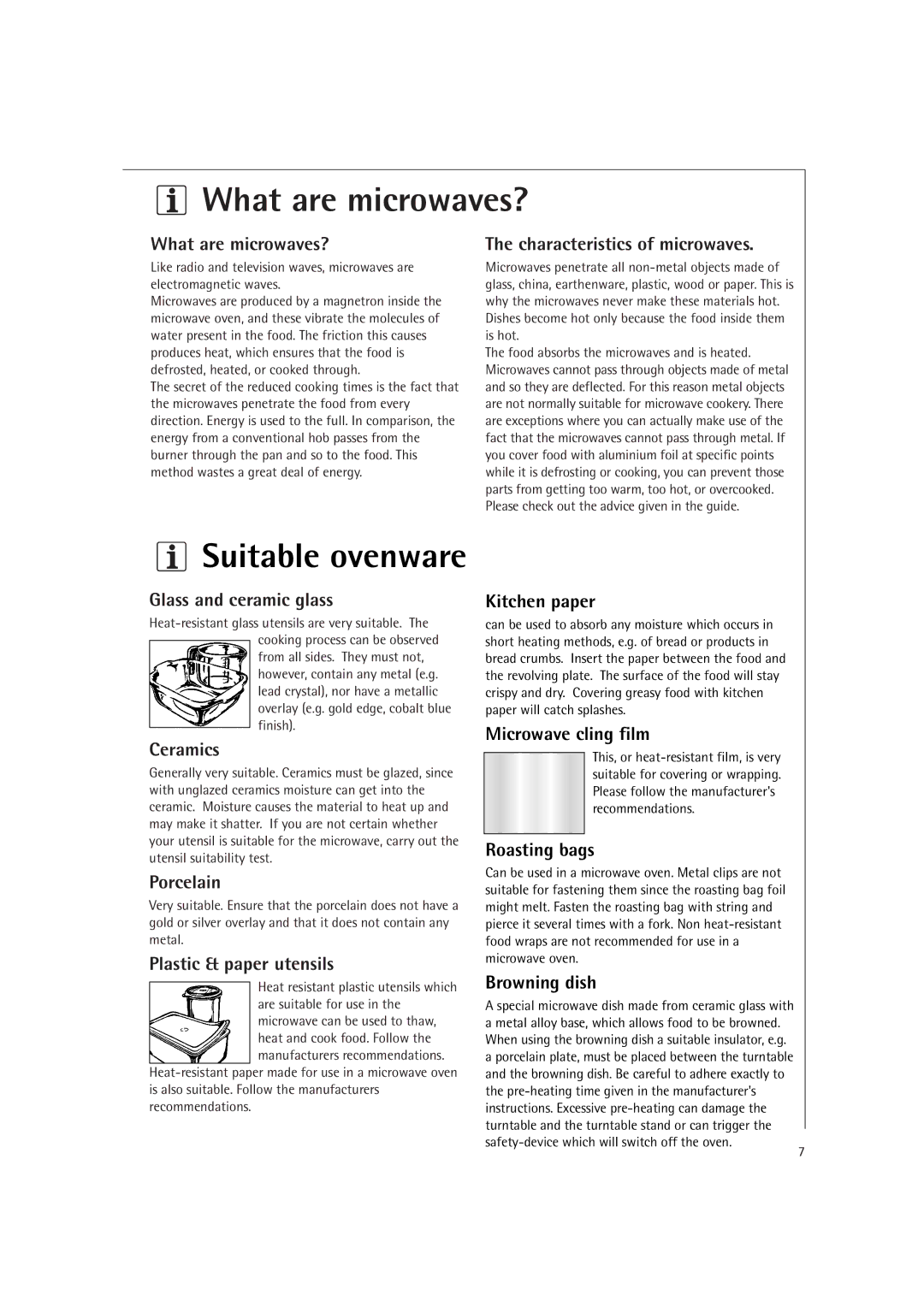 Electrolux MC2660E manual What are microwaves? 