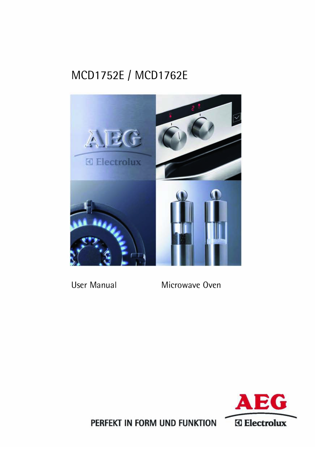 Electrolux user manual MCD1752E / MCD1762E, User Manual, Microwave Oven 
