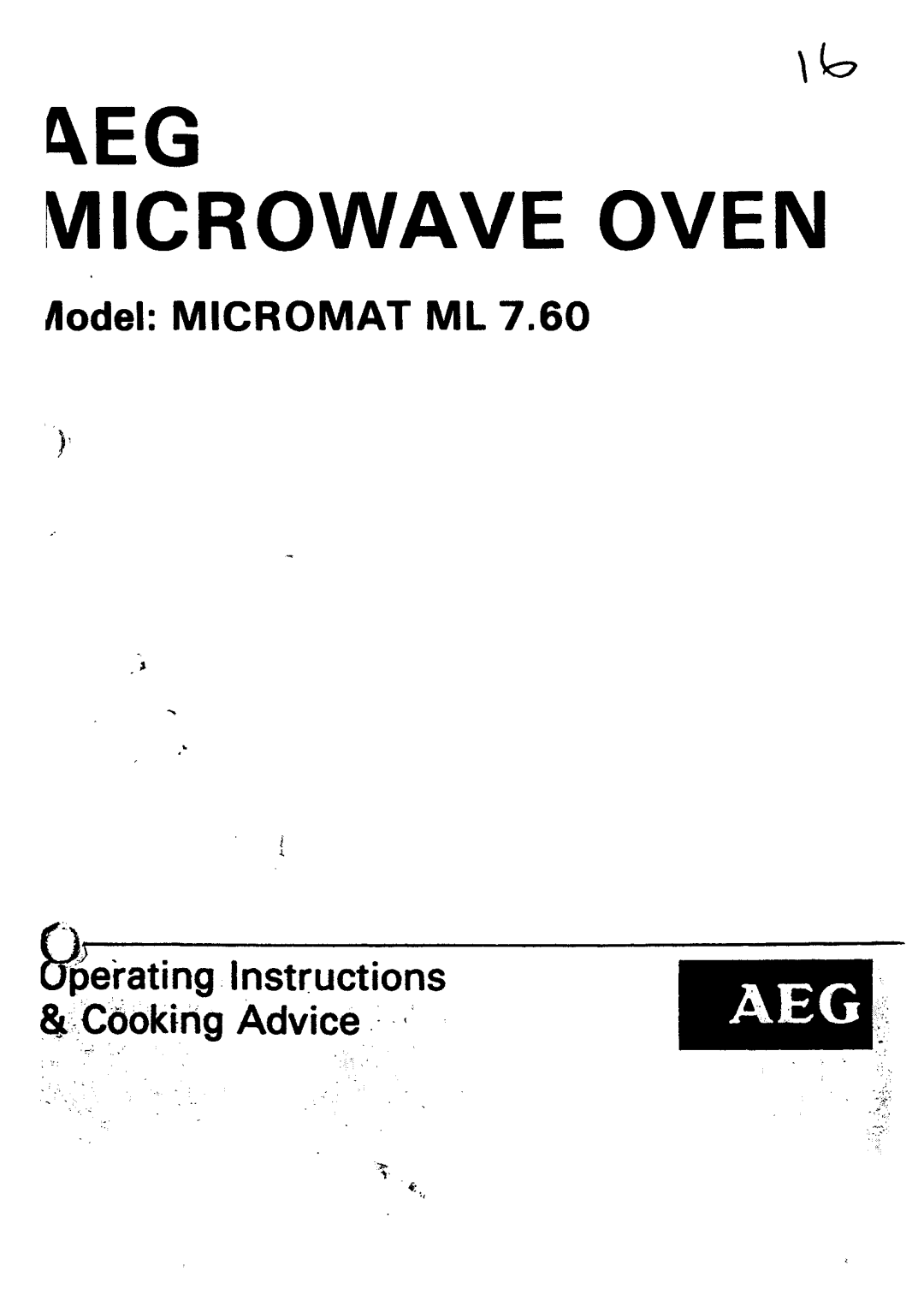 Electrolux ML 7.60 manual 