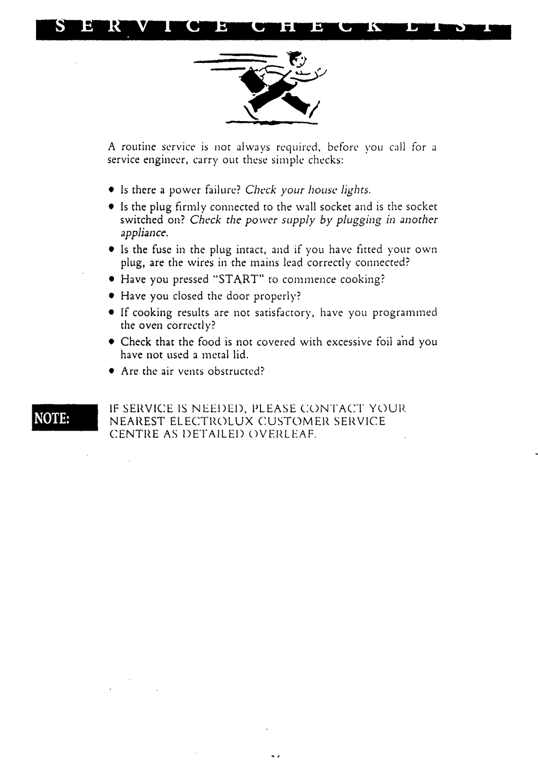 Electrolux NF4076 manual 