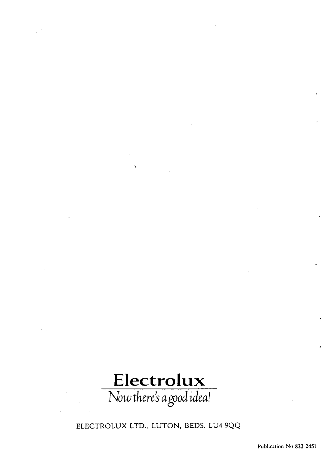 Electrolux NF4076 manual 