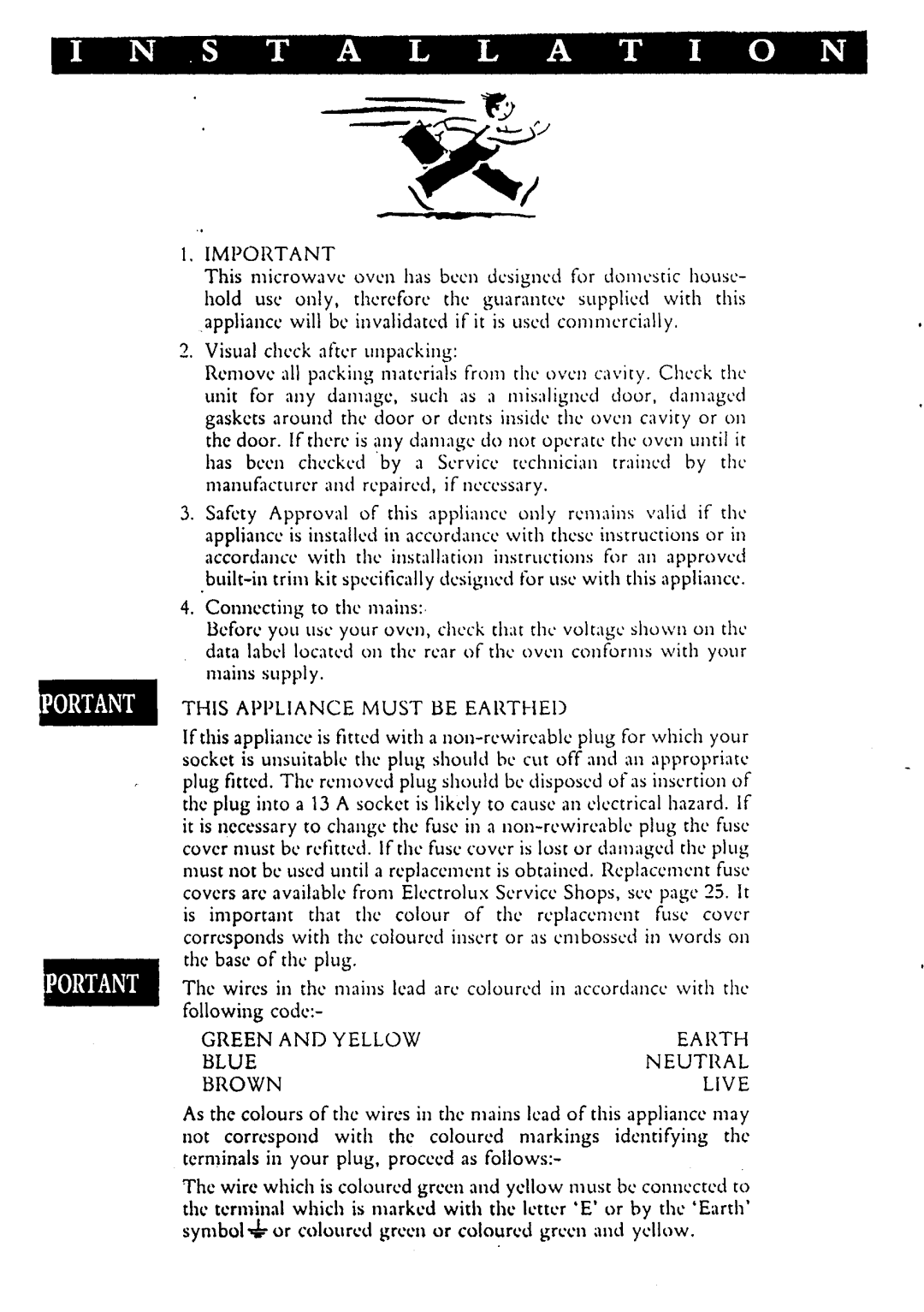 Electrolux NF4076 manual 