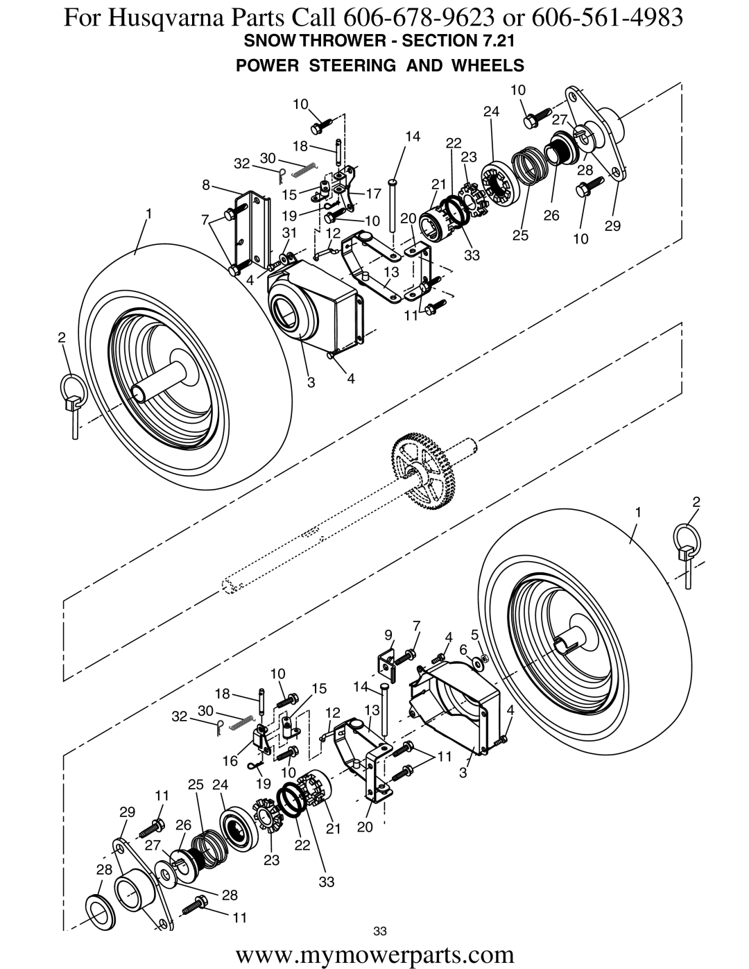 Electrolux OHV service manual Snow Thrower Section Power Steering and Wheels 