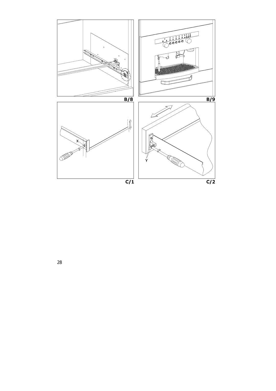 Electrolux PE 8036-M installation instructions 