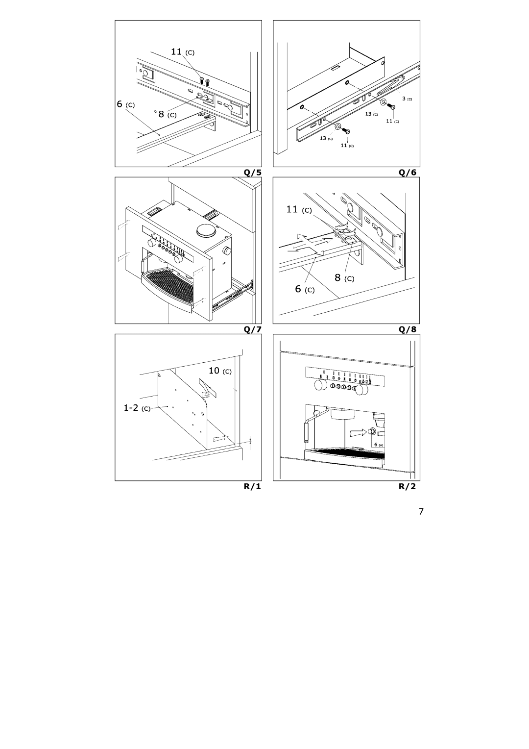 Electrolux PE 8036-M installation instructions 