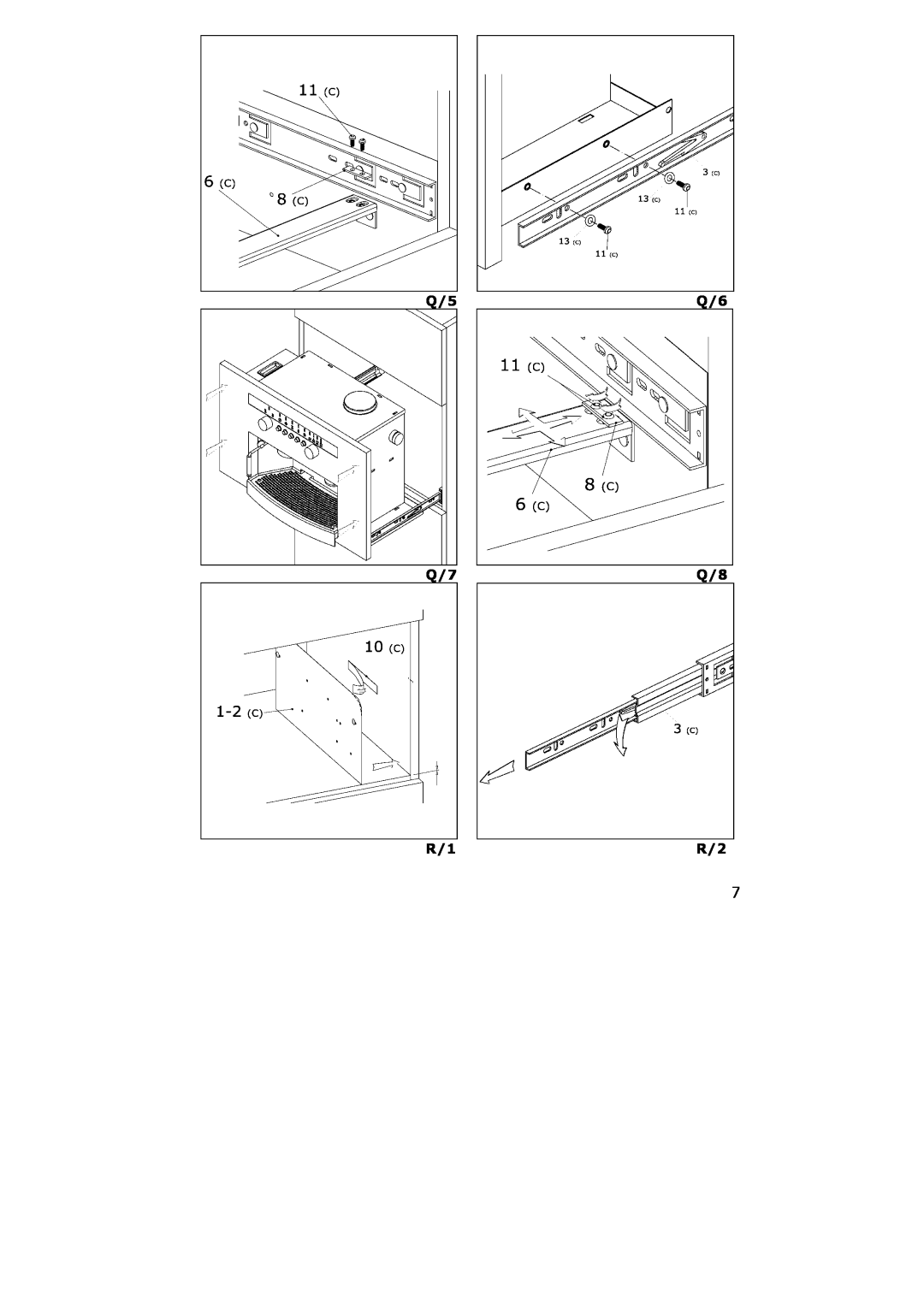 Electrolux PE 8036-M installation instructions 