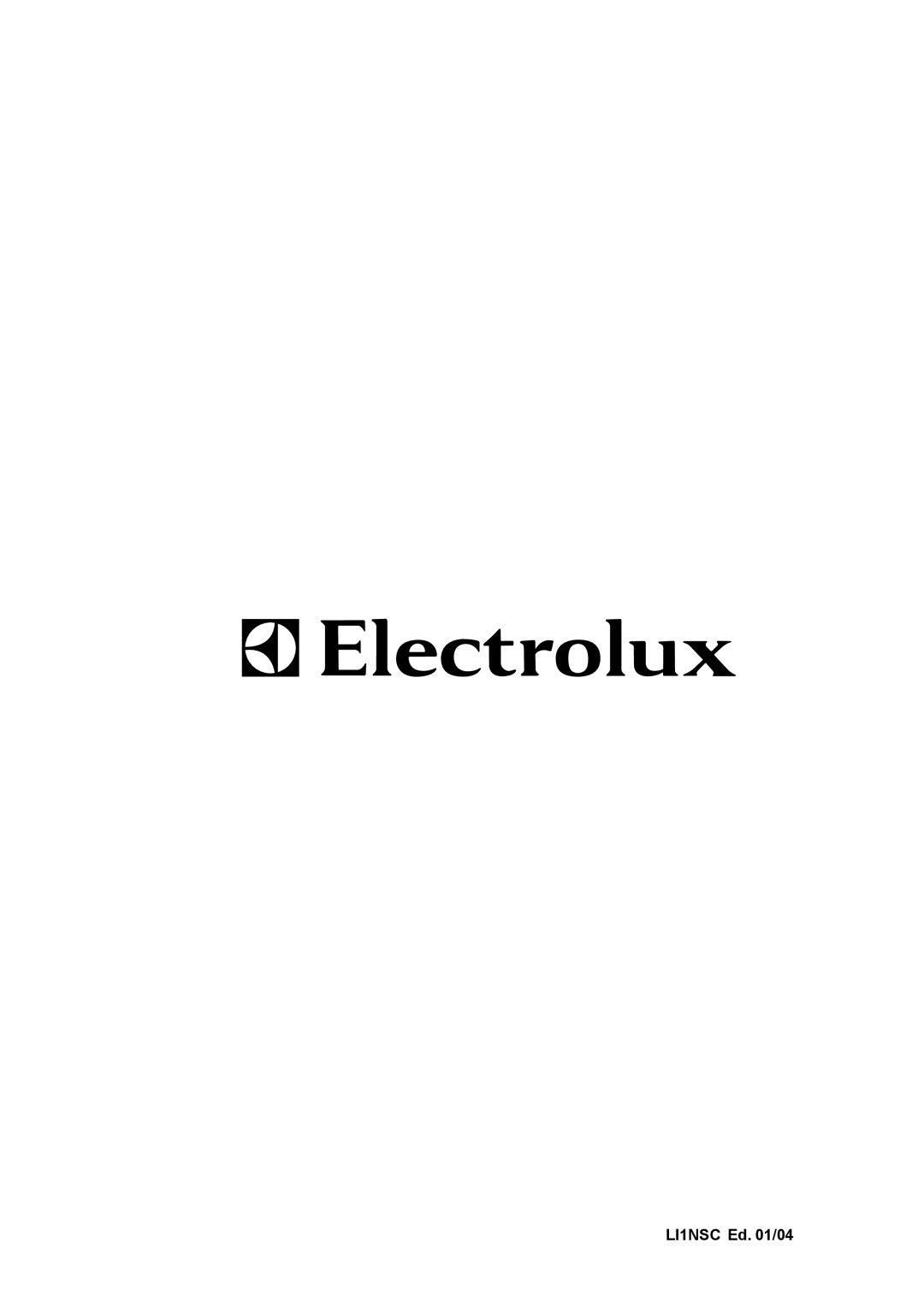 Electrolux PLHV36W6CC manual LI1NSC Ed. 01/04 