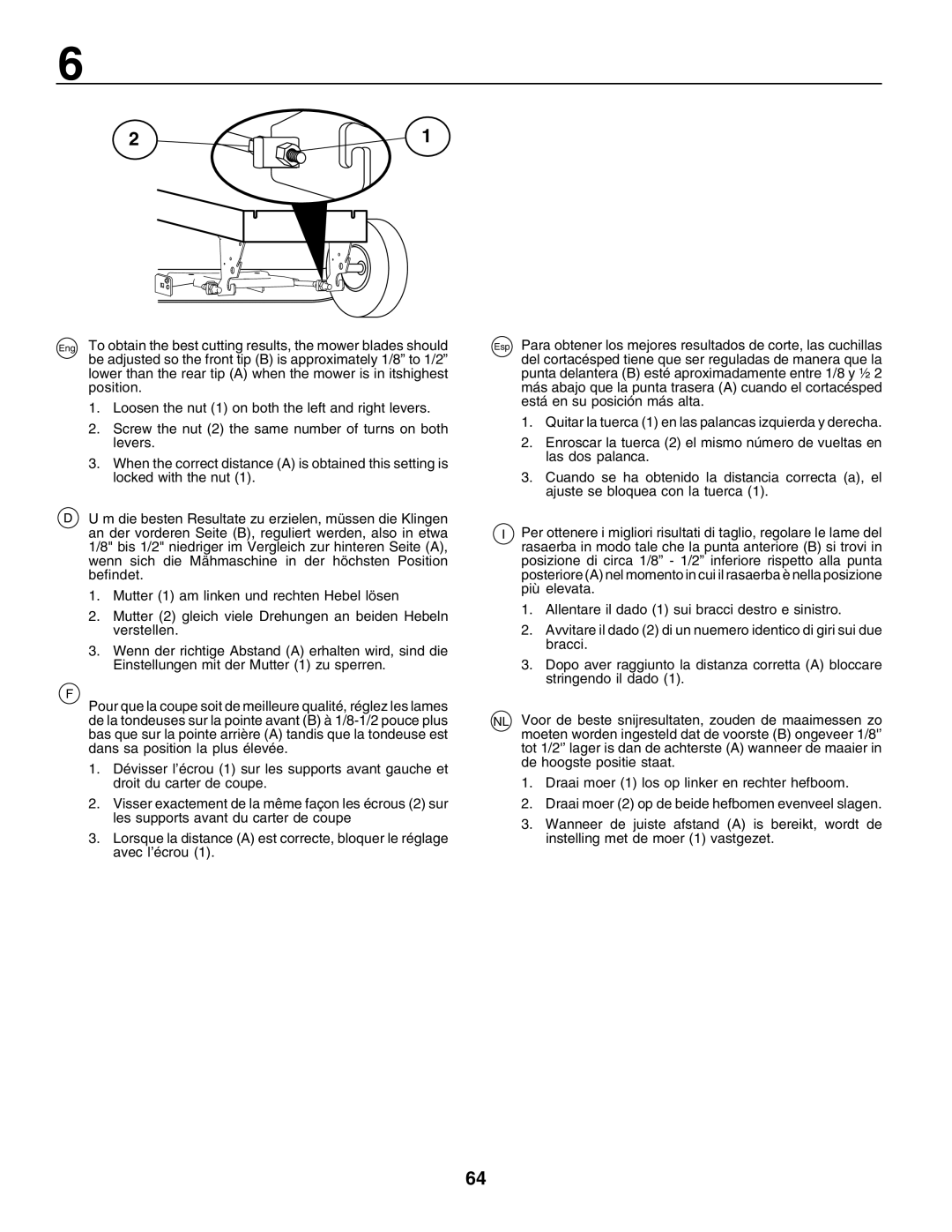 Electrolux PM1850SBH, 180H122 instruction manual Esp 