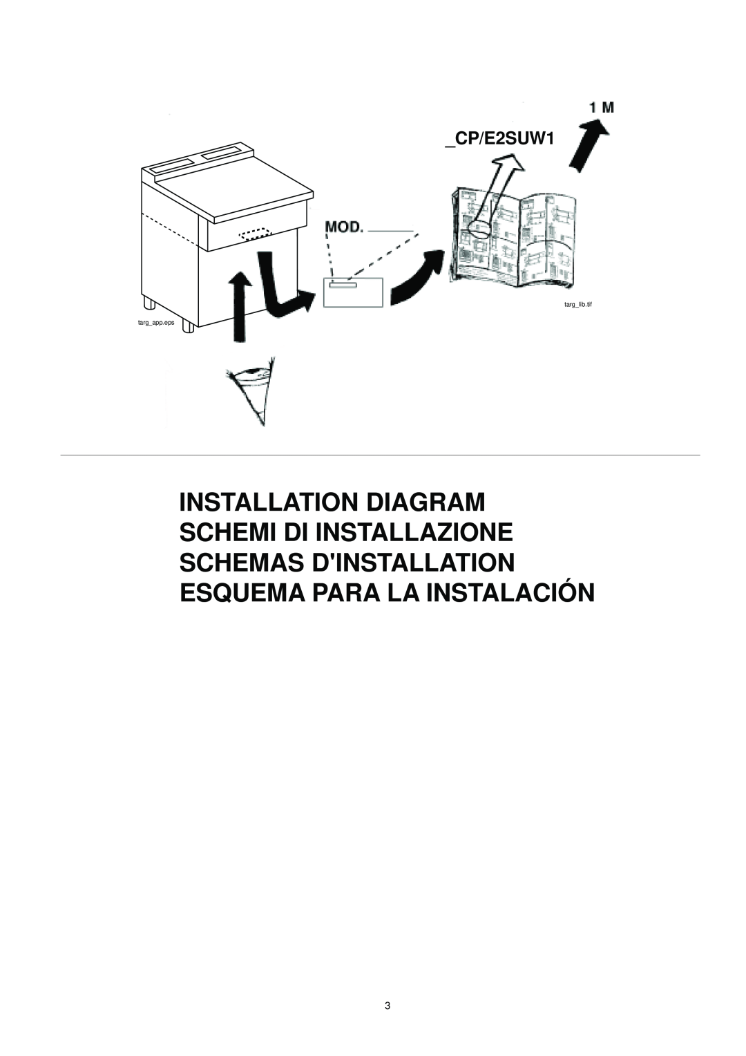 Electrolux PR 700 manual CP/E2SUW1, targ lib.tif targ app.eps 