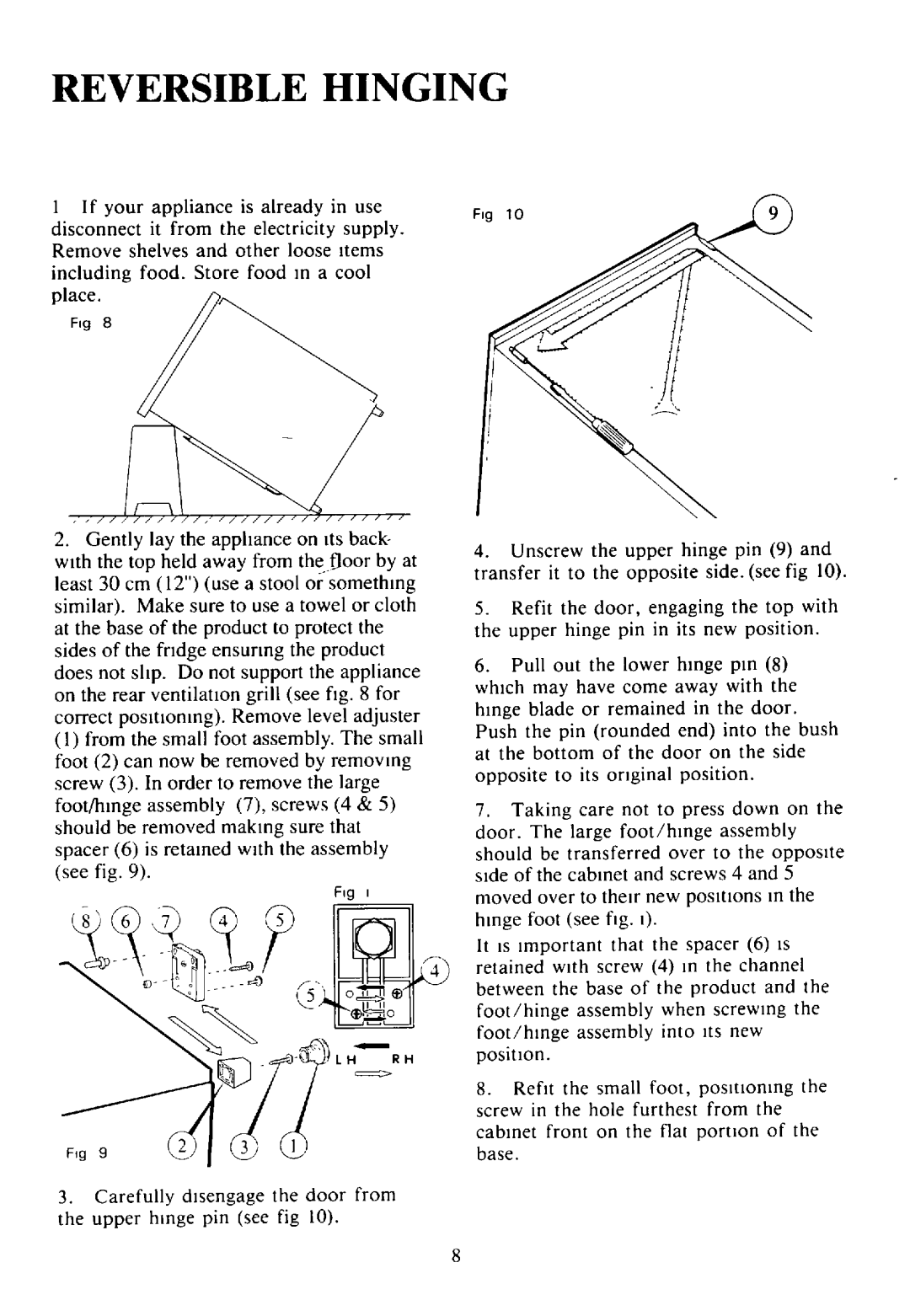 Electrolux RF 502 manual 