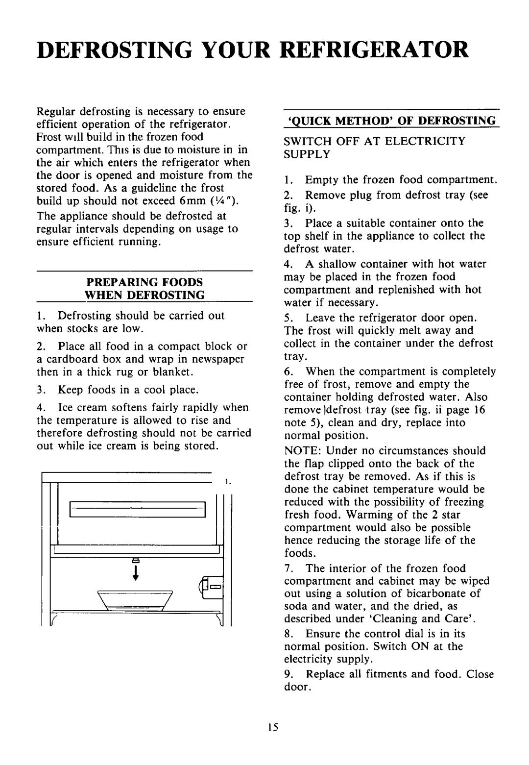 Electrolux RF 502 manual 