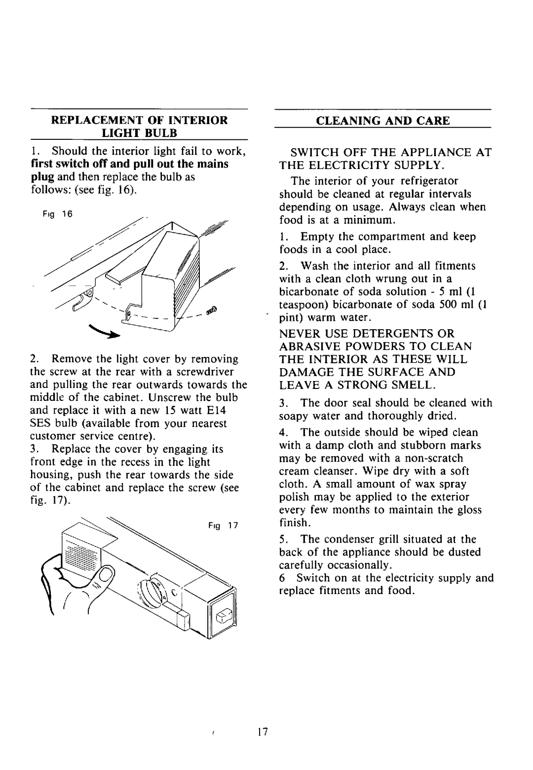 Electrolux RF 502 manual 