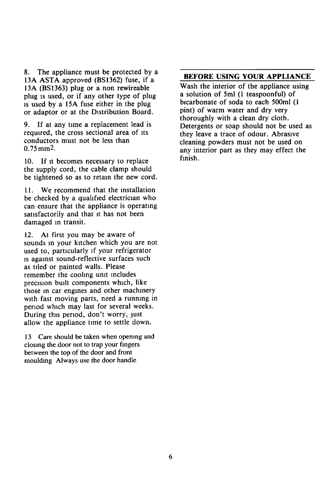 Electrolux RF 502 manual 