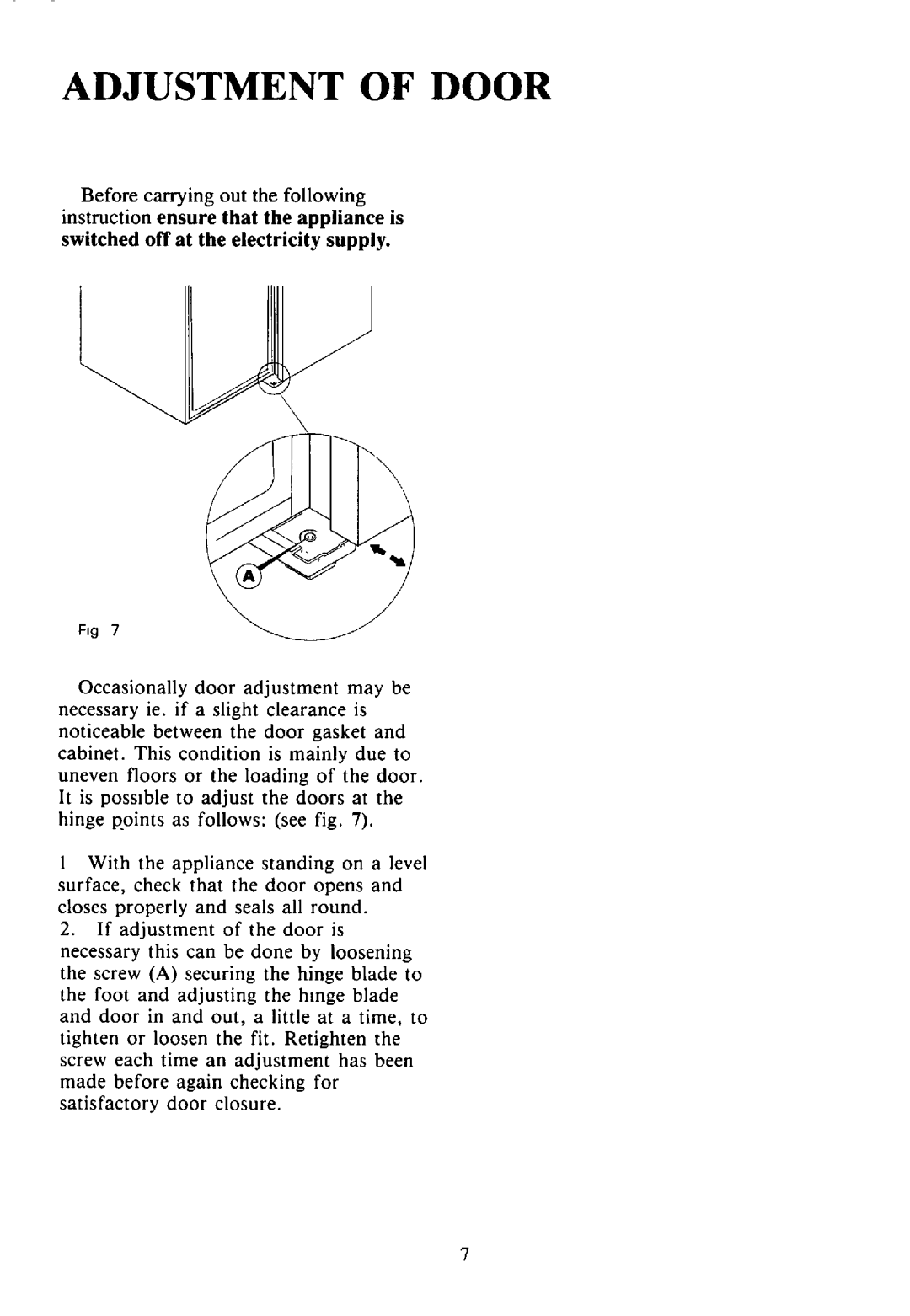 Electrolux RF 502 manual 