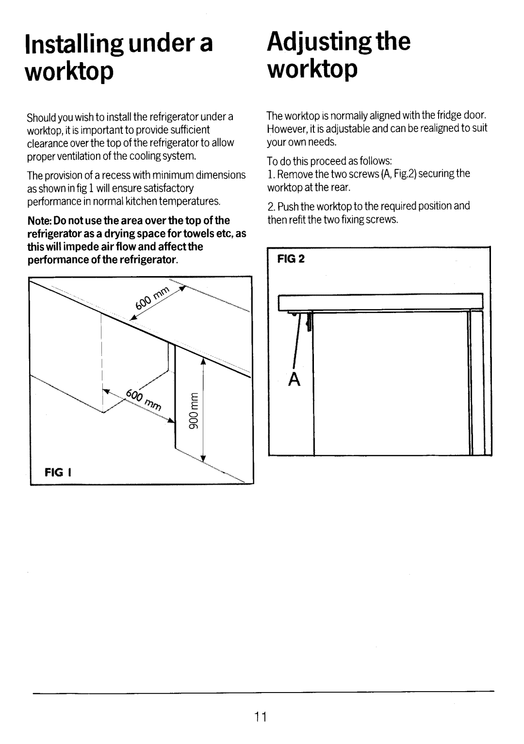 Electrolux RF593A manual 