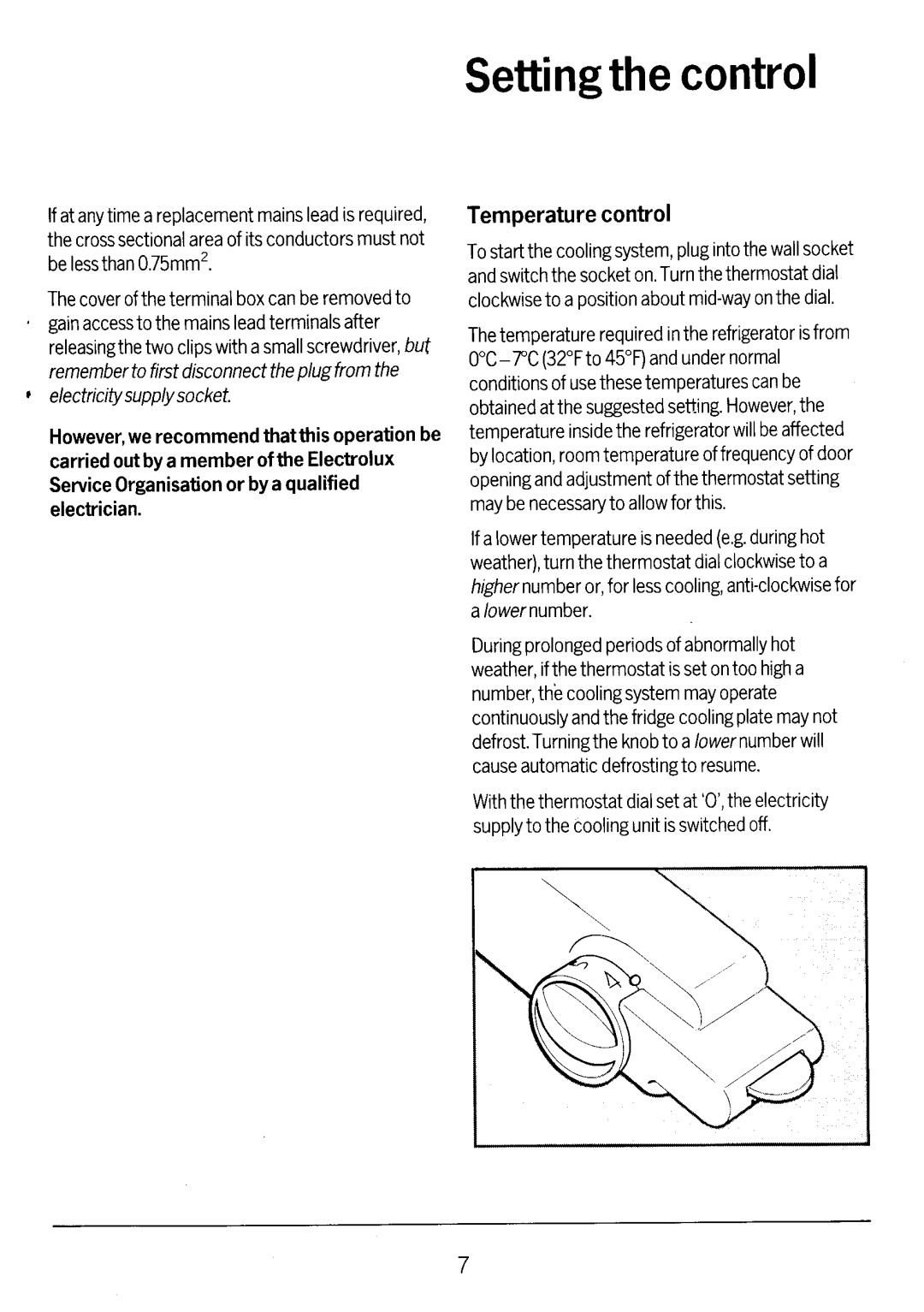 Electrolux RF593A manual 