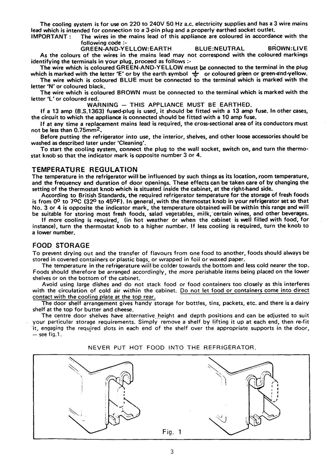 Electrolux RF753 manual 