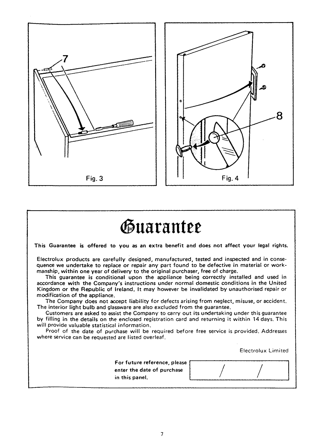 Electrolux RF753 manual 