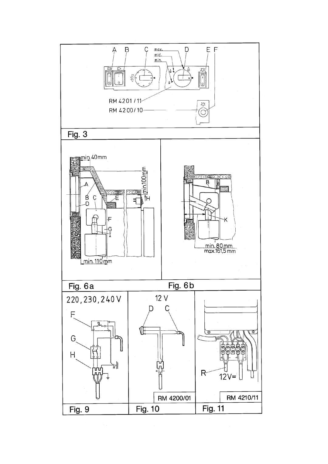 Electrolux Rm 4211, RM 4201, RM 4210, RM 4200 manual 