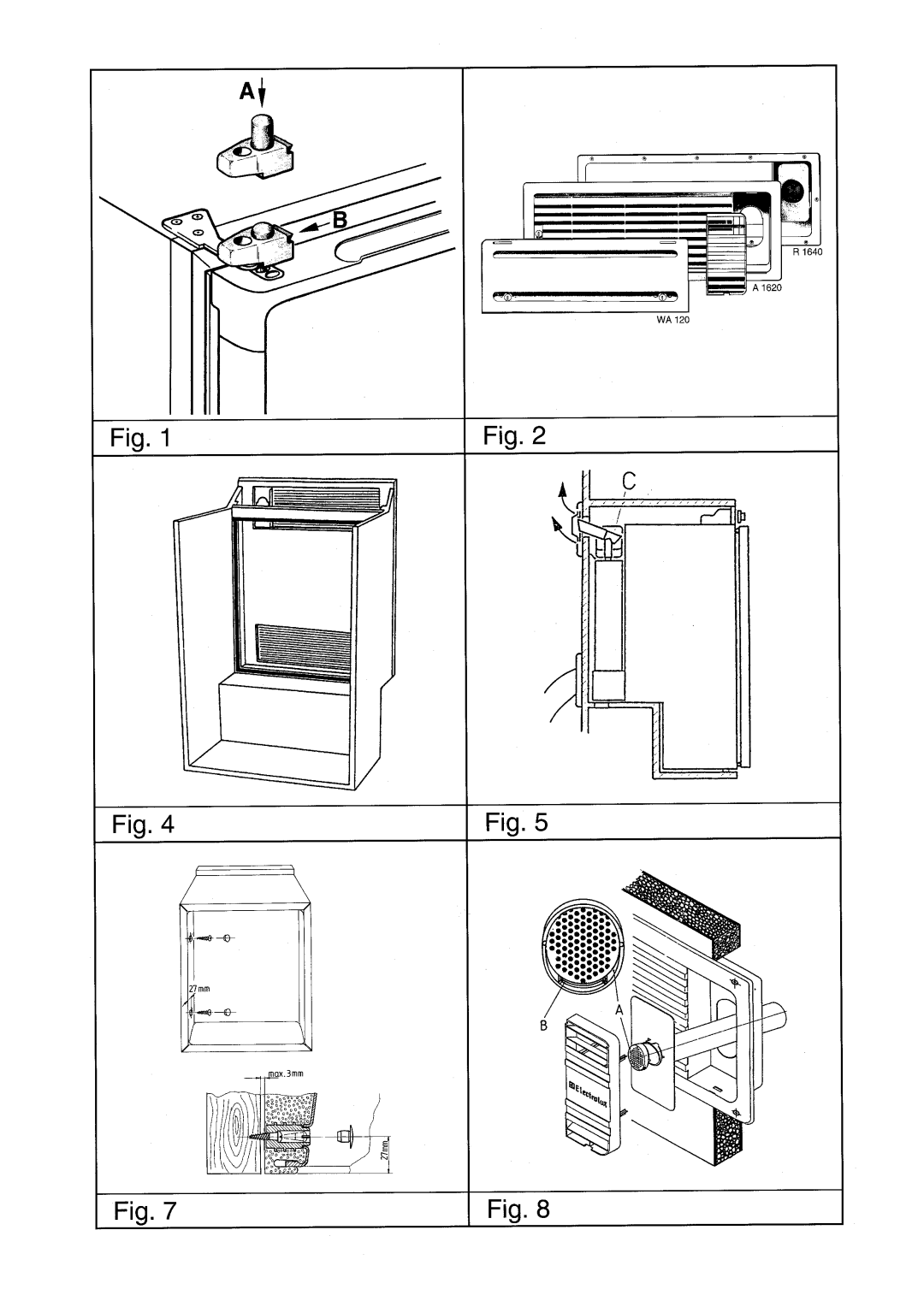 Electrolux RM 4213, RM 4212 manual 