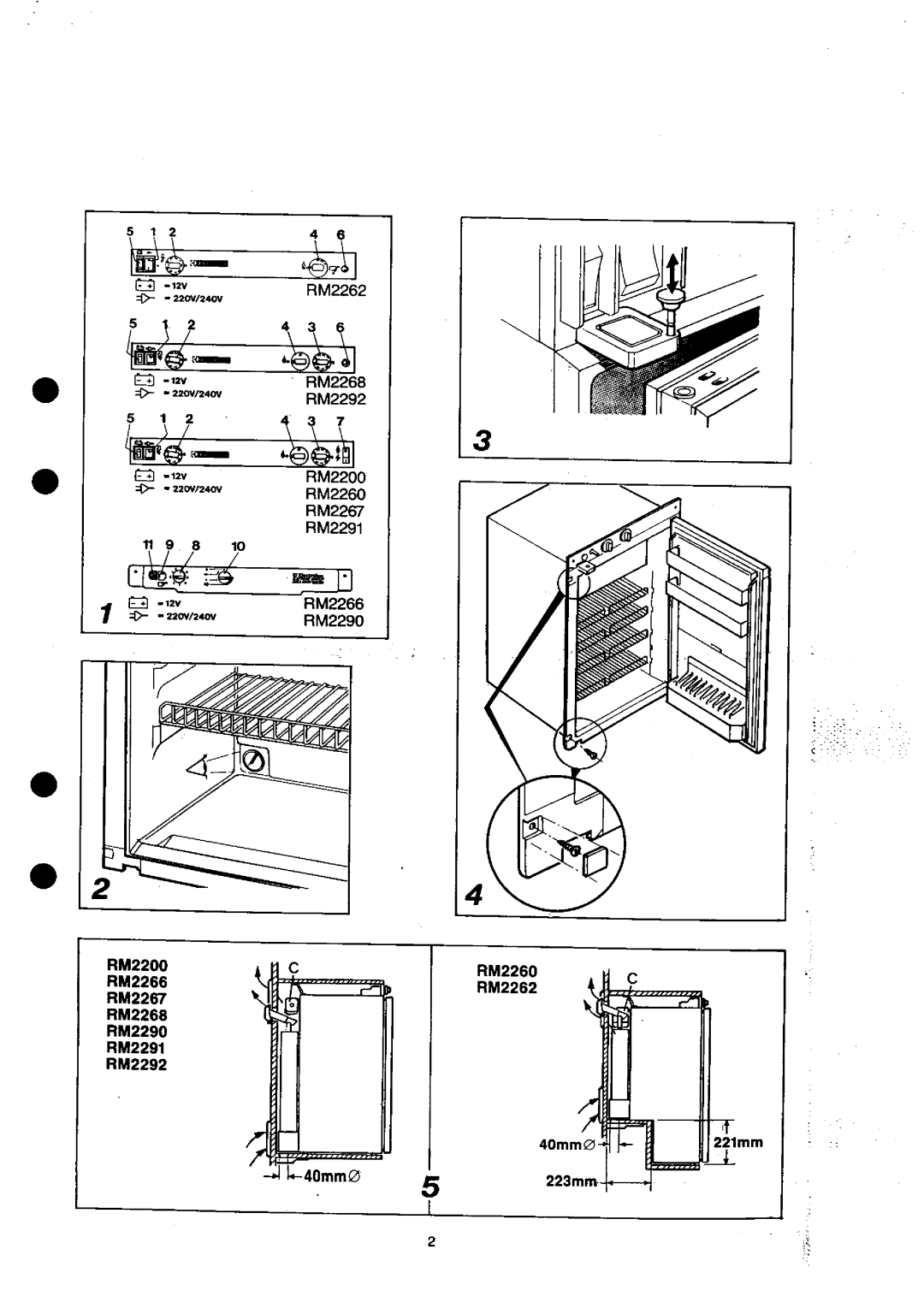 Electrolux RM2200 manual 