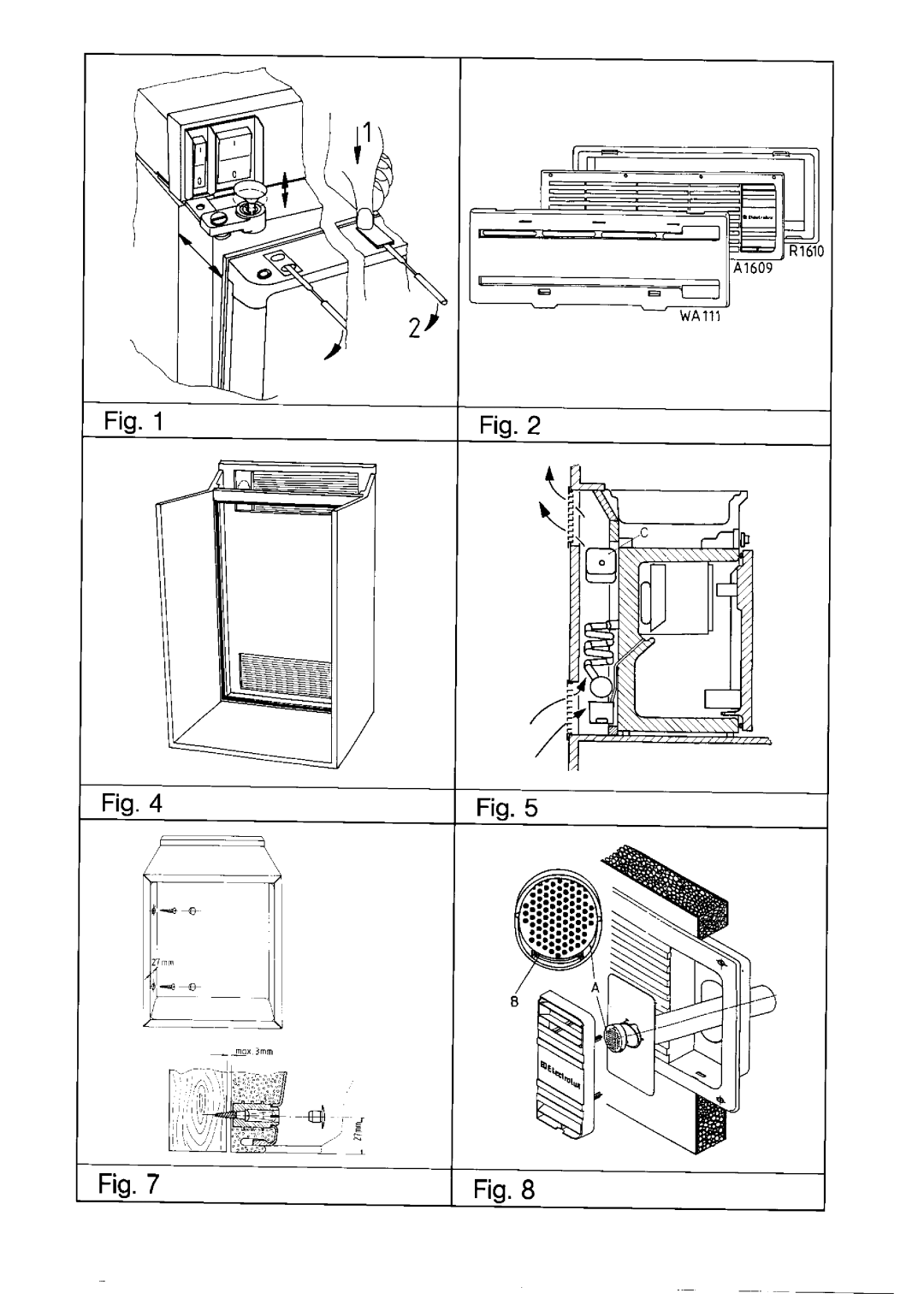 Electrolux RM4361, RM 4360 manual 