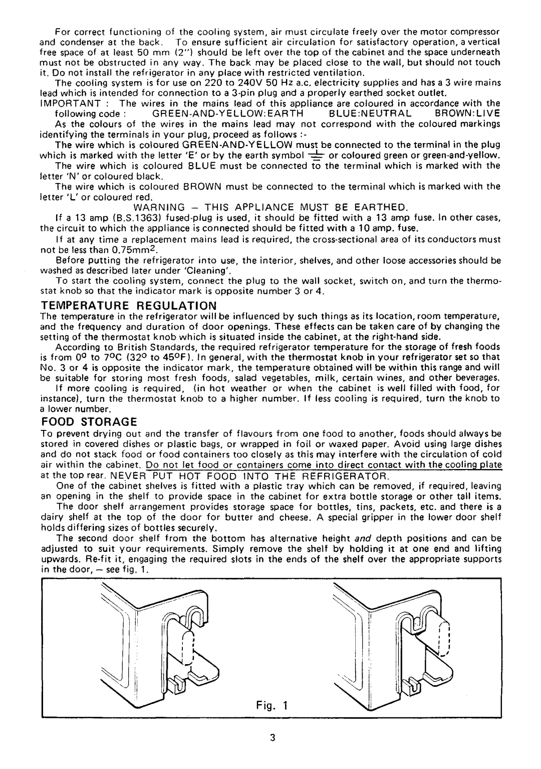 Electrolux RP1013 manual 